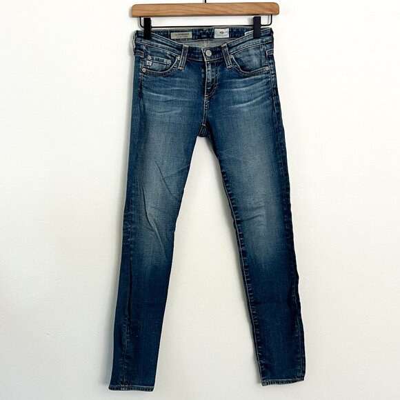 AG Legging Ankle Super Skinny Ankle Denim Jeans Low Rise 25R - Picture 1 of 8